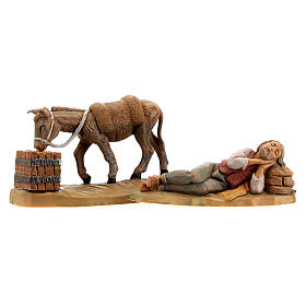 Figurita De Belén Fontanini - Esquilador De Ovejas, 12 Cm, Colección Pesebre, Detalle Artesanal