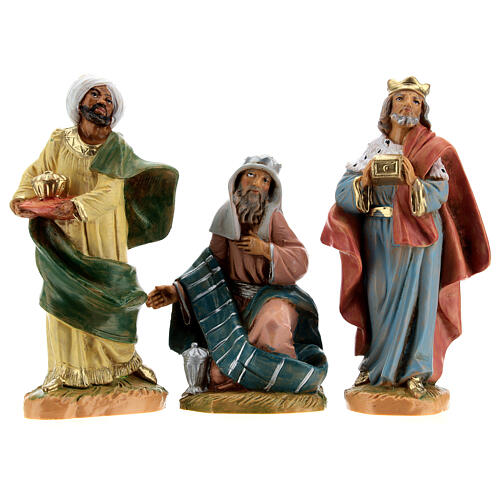 Fornaio Fontanini 9,5 Cm - Statuina Presepe Artigianale, Dipinta A Mano, In PVC, Prodotta In Italia