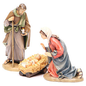 Holy Family, Orient model in painted Valgardena wood