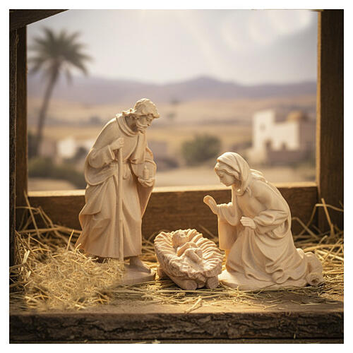 Sacra Famiglia mod. Orient legno Valgardena naturale cerato 2