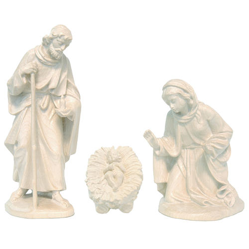 Holy Family, Orient model in Valgardena wood, natural wax 1