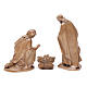 Holy Family, Orient model in patinated Valgardena wood s2