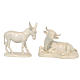 Ox and donkey, Orient model in Valgardena wood, natural wax s1