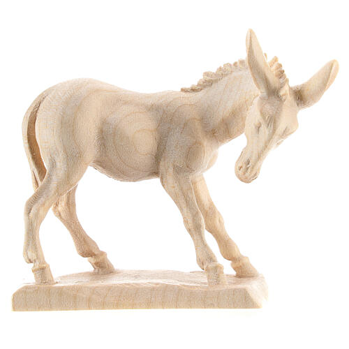 Ox and donkey for nativities in Valgardena wood, natural wax 3