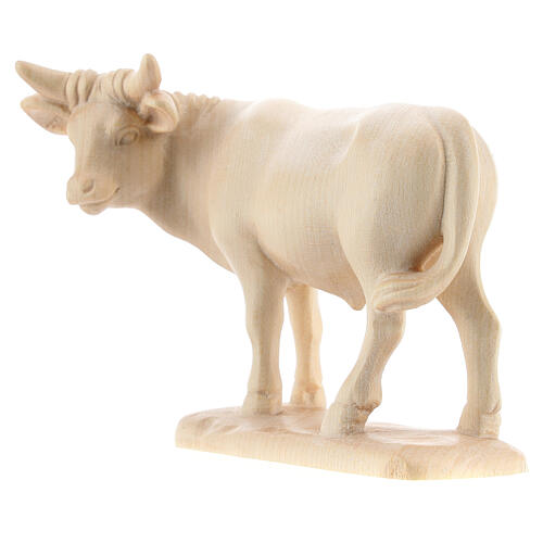 Ox and donkey for nativities in Valgardena wood, natural wax 6