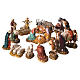 Complete nativity, 9cm Moranduzzo, 14 pieces s1