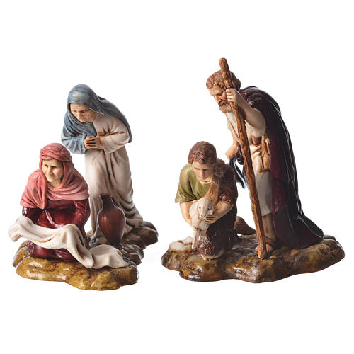 Complete nativity, 9cm Moranduzzo, 14 pieces 4