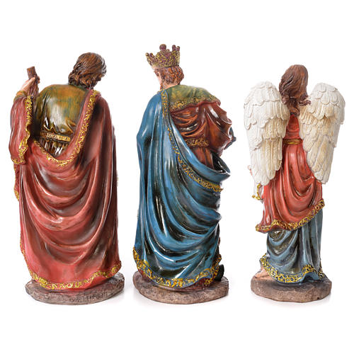 Complete nativity set in resin, 12 figurines 45cm 6