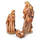 Complete nativity set in natural coloured resin, 11 figurines 31cm s2