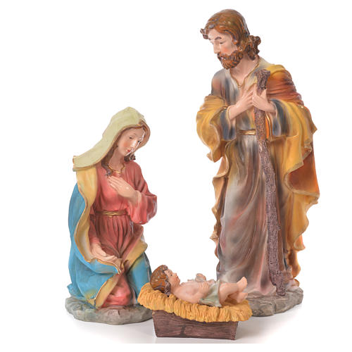 Complete nativity set in resin, 11 figurines 50cm 2