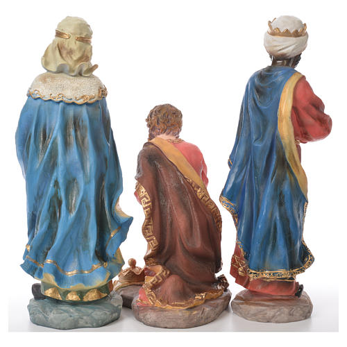 Complete nativity set in resin, 11 figurines 50cm 4