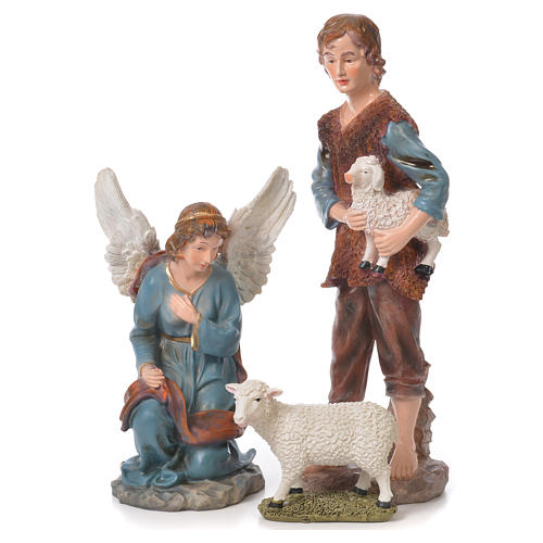 Complete nativity set in resin, 11 figurines 50cm 5