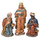 Nativity set in resin, 10 figurines measuring 44cm s3