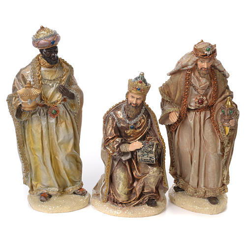 Crèche résine 6 pcs 31 cm 3