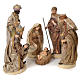 Crèche résine 6 pcs 31 cm s1