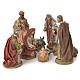 Complete nativity set in resin, 8 figurines 30cm s1