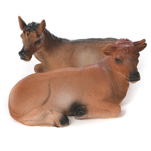 Presepe completo resina 9pz 27cm 6