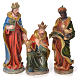 Complete nativity set in resin, 9 figurines 27cm s4