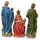 Complete nativity set in resin, 9 figurines 27cm s5
