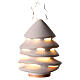 Árbol de Navidad Cerámica Centro Ave 30 cm iluminado s1