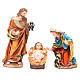 Complete nativity set in multicoloured resin, 11 figurines 20cm s2