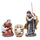 Nativity set in resin measuring 34cm complete with 11 characters s2