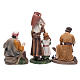 Nativity set in resin, 6 figurines representing the professions 22cm s4