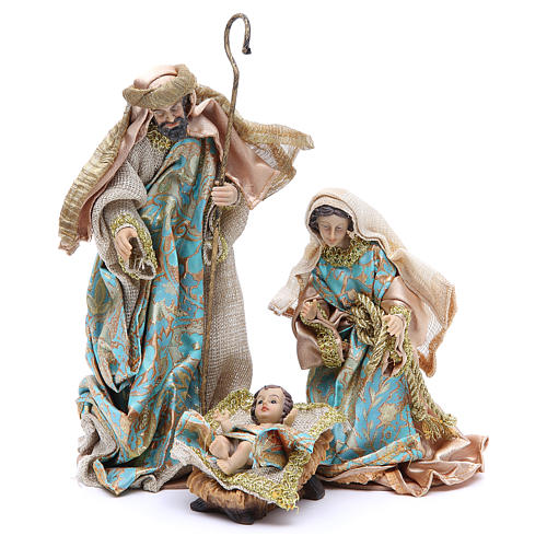 Nativity set in resin, 10 figurines measuring 25cm 2