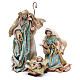 Nativity set in resin, 10 figurines measuring 25cm s2