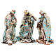 Nativity set in resin, 10 figurines measuring 25cm s4