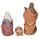 Complete nativity set in multicoloured resin, 11 figurines 27cm s3