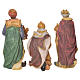 Complete nativity set in multicoloured resin, 11 figurines 27cm s7