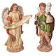 Complete nativity set in multicoloured resin, 11 figurines 31cm s4