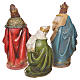 Complete nativity set in multicoloured resin, 11 figurines 31cm s7