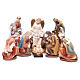 Nativity set in resin, 11 figurines measuring 14cm s1