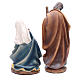 Nativity set in resin, 11 figurines 43cm wood-like finish s3