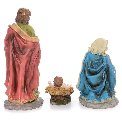 Complete nativity set in resin measuring 55cm, 11 characters. 3
