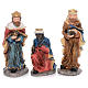 Complete nativity set in resin measuring 55cm, 11 characters. s5