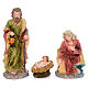 Complete nativity set in resin measuring 55cm, 11 characters. s2