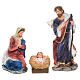 Complete nativity set in resin measuring 103cm, 12 characters s2
