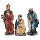 Complete nativity set in resin measuring 103cm, 12 characters s5