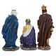 Complete nativity set in resin measuring 103cm, 12 characters s6
