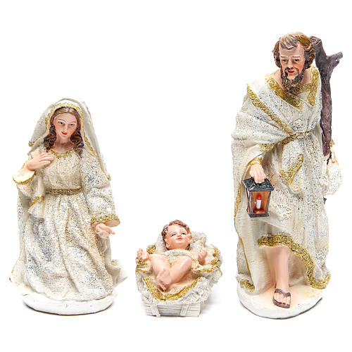 Complete nativity set in resin measuring 32, 10 characters 2