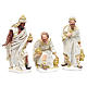 Complete nativity set in resin measuring 32, 10 characters s4