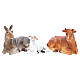 Presepe 24 cm resina 10 pz. s5