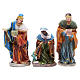 Complete nativity set in resin measuring 24, 10 characters s4