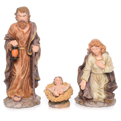 Complete nativity set in resin measuring 55cm, 11 characters 2