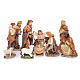 Complete nativity set in resin measuring 55cm, 11 characters s1