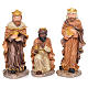 Complete nativity set in resin measuring 55cm, 11 characters s4