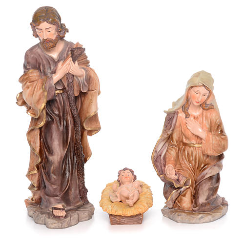 Complete nativity set in resin measuring 50cm 11 figurines 2